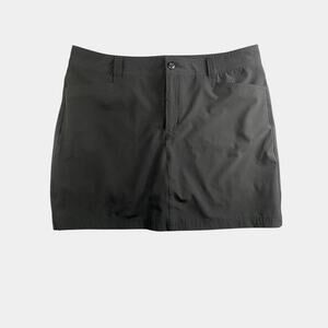 Eddie Bauer Skort Sz 14 Golf Hiking Camping Skirt Built in Shorts Dark Gray